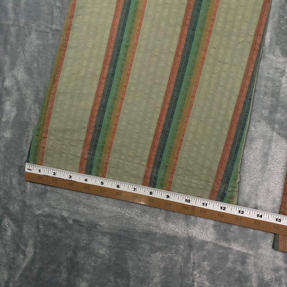 EUC Free People Star of Wonder Striped Wide Leg Pants Flare Boho Green Women's 0 - Picture 12 of 12